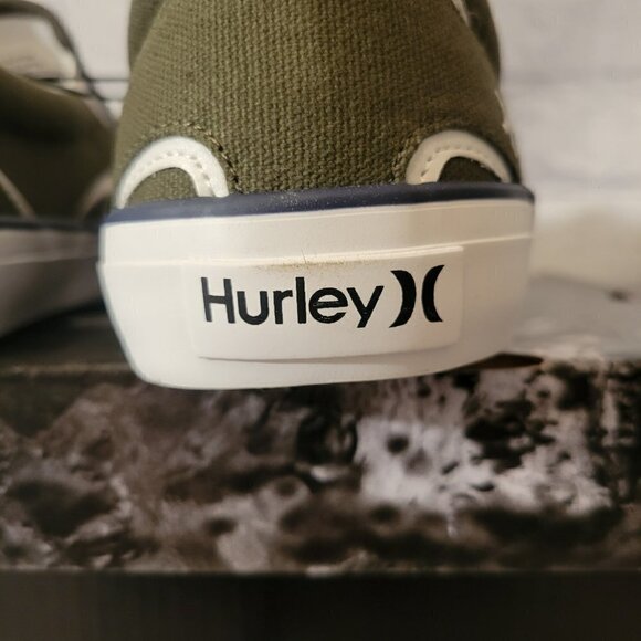 Hurley Men's Kayo Slip-on Sneaker - Dark Olive - Picture 8 of 10